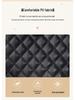 High-Quality Insulated Black Diamond Lattice Lunch Bag, Handbag, and Crossbody Tote