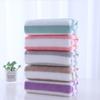Bath Towel Coral Fleece Microfiber Striped Adult Household Textiles Bathroom Soft Woman Sauna Spa Absorbent Towel 35x75cm