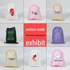 Custom Logo Non-Woven Dustproof Drawstring Storage Bag for Toys and Shoes - In Stock