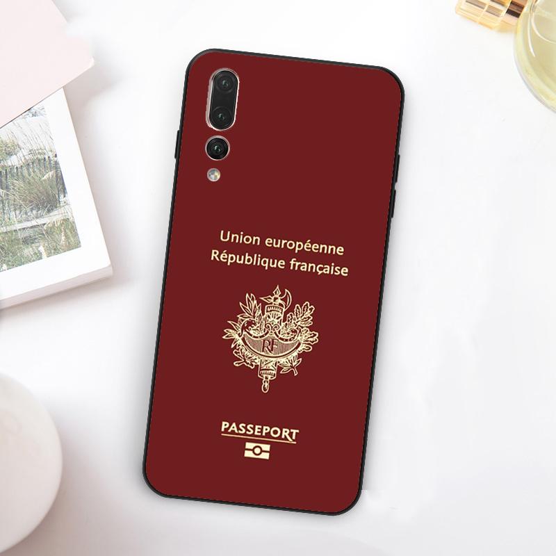 France Flag For Huawei Nova 11 10 9 SE Y70 Y60 Y90 Y61 Y91 Y73 Y72 12i 11i 8i P30 P40 Lite P60 Pro Case