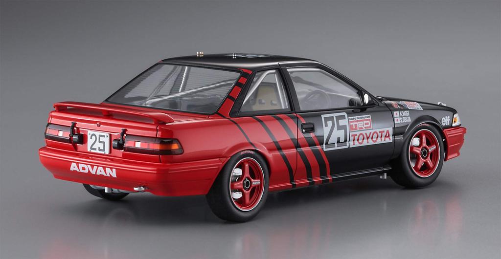 Hasegawa Historic Car Series Advan Corolla Levin AE92 1989 InterTEC Plastic Model Kit HC37 1/24