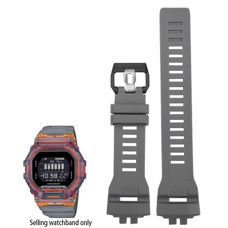 Hochwertiges Harz-Uhrenarmband für Casio G-SHOCK Serie 3506 GBD-200-200SM-200RD-4 Spezielles Silikonband Herren Sportarmband
