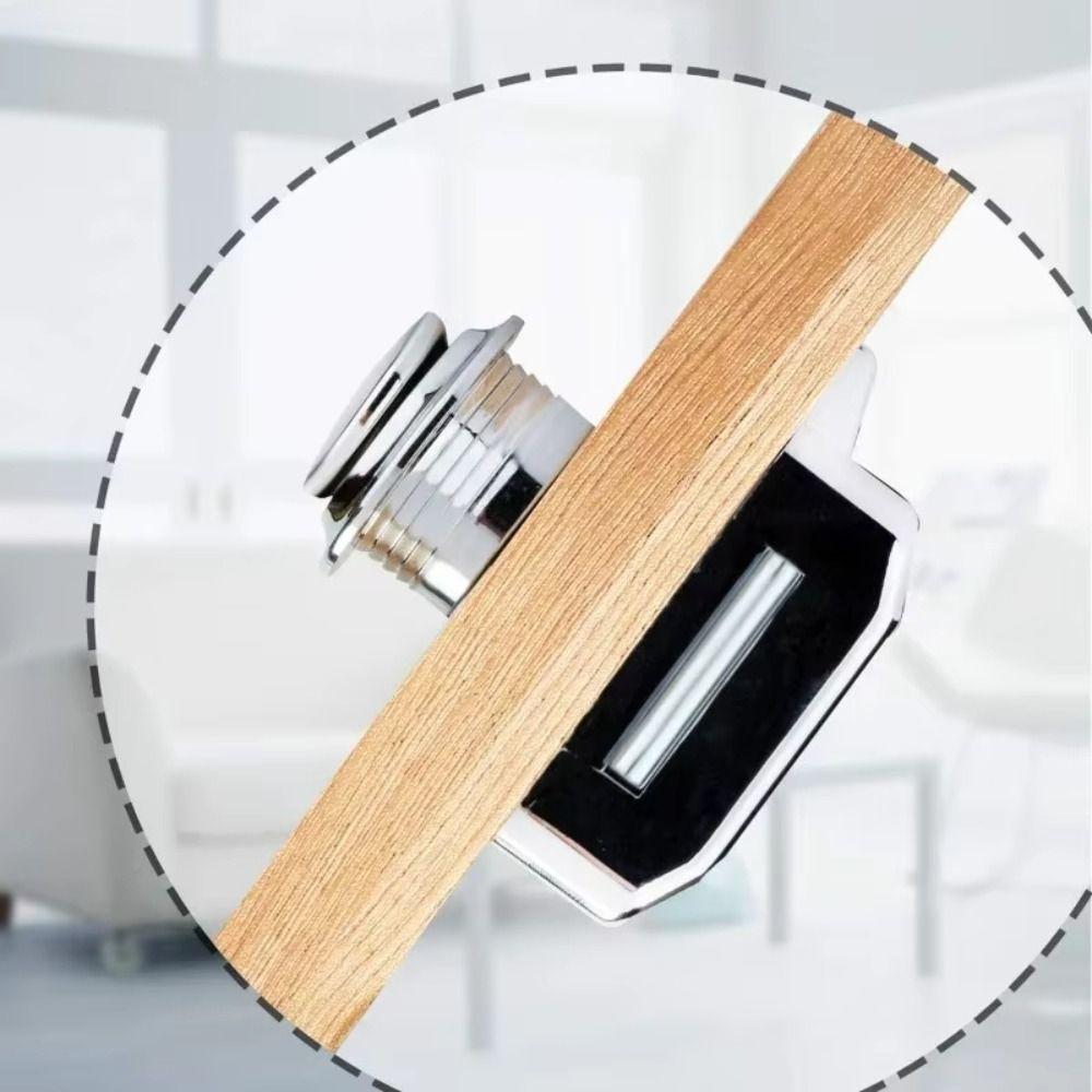 Západka s tlačítkem Zámek Hardware Knoflík skříně Zásuvka Tlačná západka Knoflík dveří skříně
