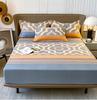 Thick Pure Cotton Flannel Fitted Bed Sheet: Non-Slip, All-Inclusive Mattress Protector