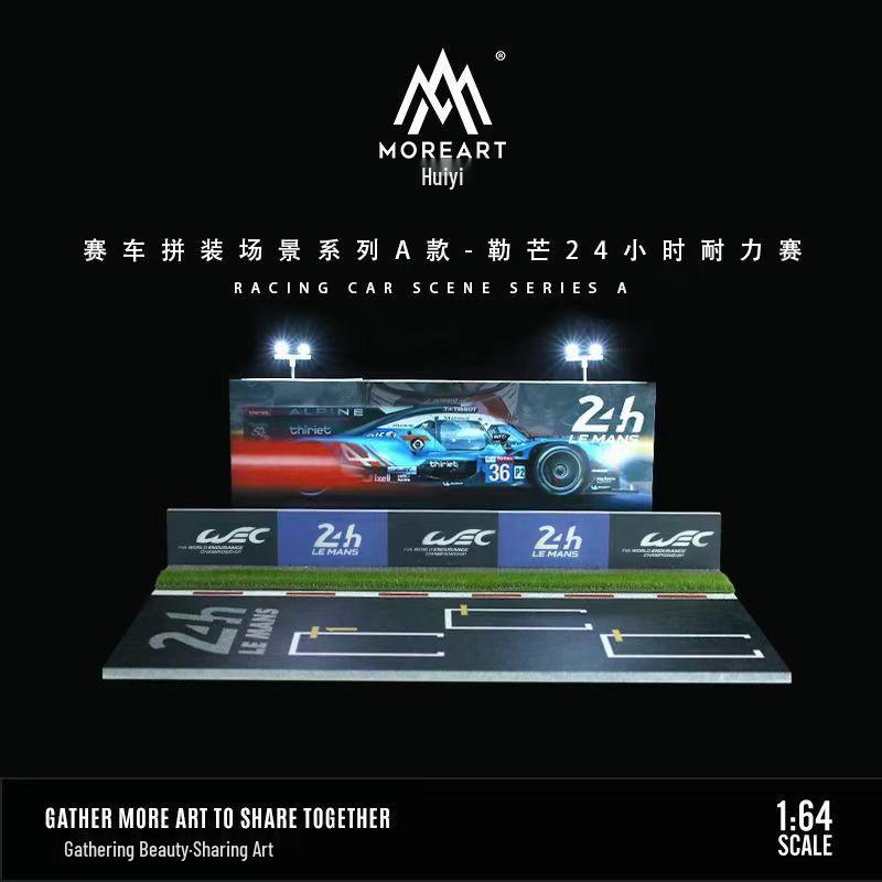 

1/64 Scale Racing Car Model Kit Scene