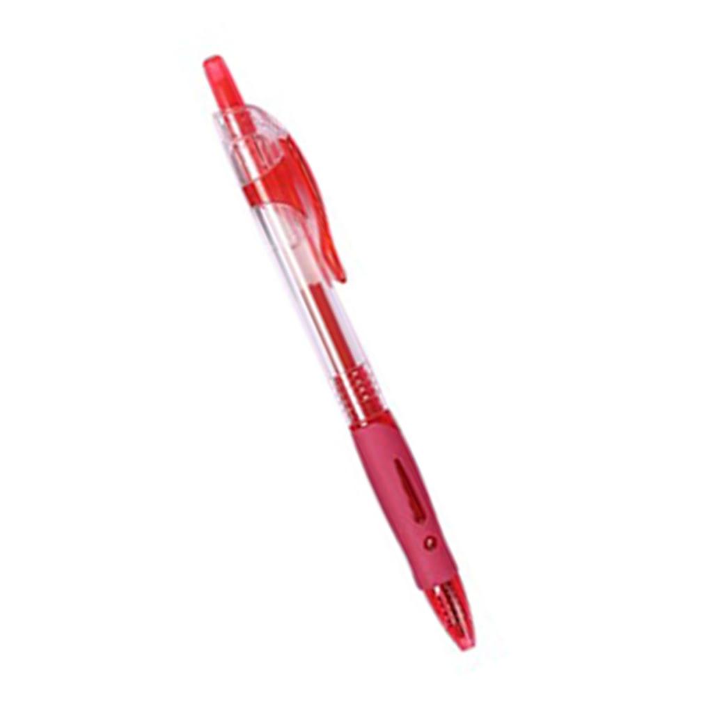 Kugelschreiber Einziehbarer Kugelschreiber Neutraler Stift 0,5 mm Studenten Schreibstifte für Schule Büro Rot
