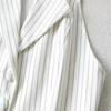 Multicolor Lapel Suit Style Women Crop Top Summer Sleeveless Halter Tank Stripes Print Button Single-Breasted Camisole 2023