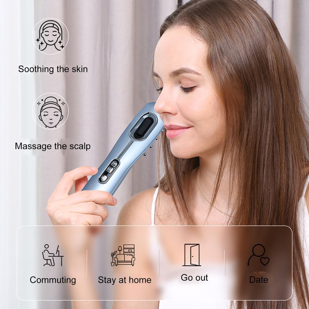 K·SKIN KD3808P Hair Growth Comb Liquid   Comb Hair Care Comb Microcurrent RF EP Scalp Massage Comb 4 LED Light Therapy Modes 10-Minute Auto Shutd