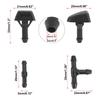 X AUTOHAUX Washer Nozzle Windshield Washer Nozzle Diffusion Spray Diffusion