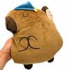 Capybara Sleeping Plush Pillow Cuddly Squish Large Toy