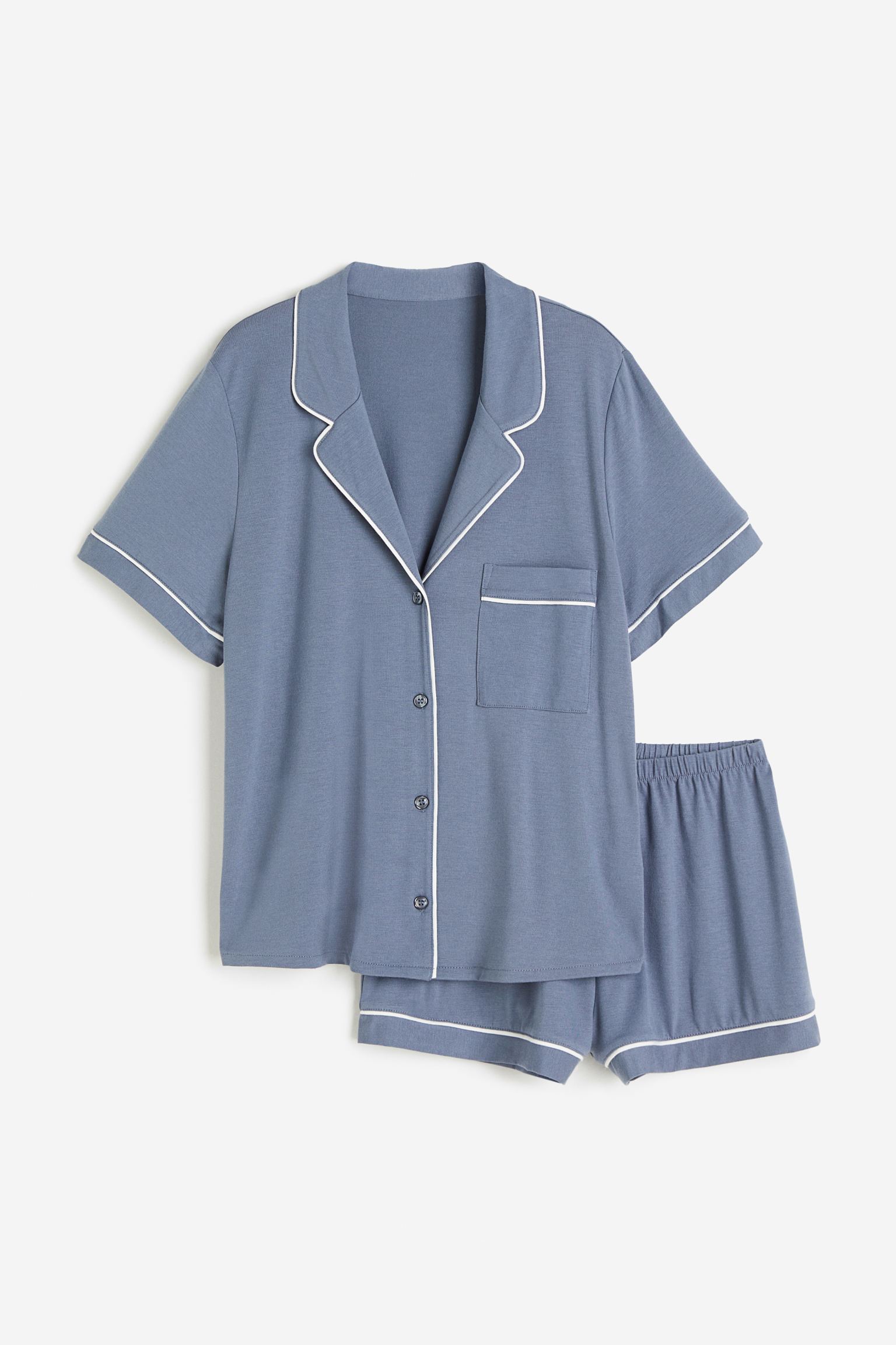 

Pyjama shirt and shorts
