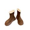 Fashion Retro Commuter Versatile Muffin Platform Boots 2025 Autumn and Winter New Simple Casual Fashion Boots Snow Boots