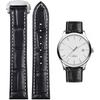 [Nywing] Watch Band Omega Strap Omega 19mm 20mm 21mm 22mm D Buckle Genuine Leather Crocodile Patt...