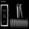 MOWOT 70pcs/140pcs Dual Nails Forms for Poly Nail Gel Full Cover Nail Extension Quick Building Gel Molds Acrylic Nail Top Forms