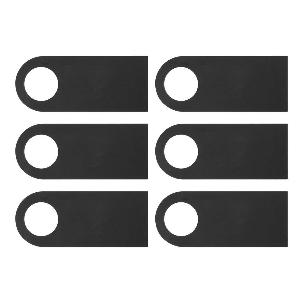 6Pcs Door Sign Hanger Reusable Mini DoubleSided Environmentally Friendly Wood Blackboard for Hotel Bedroom