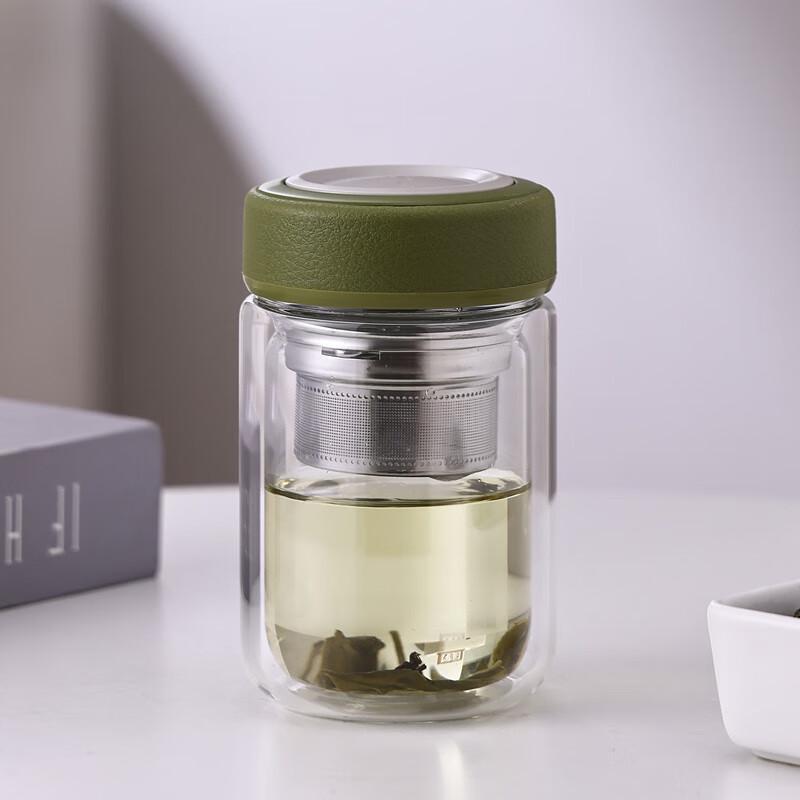 Shangqi Double-Layer Borosilicate Glass Teacup