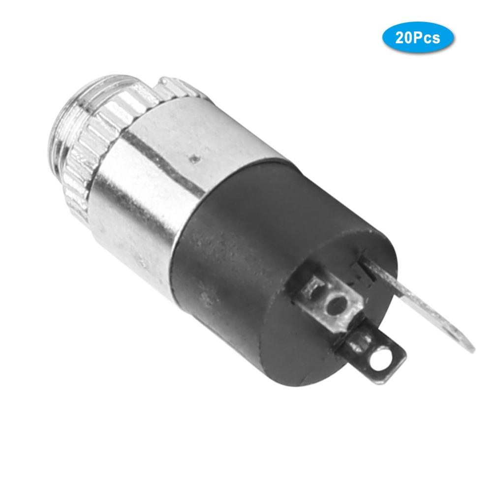 20 Pcs 3.5mm Headphone Female Socket PJ-392 Panel Mount Jack Earphone Socket Audio Equipment
