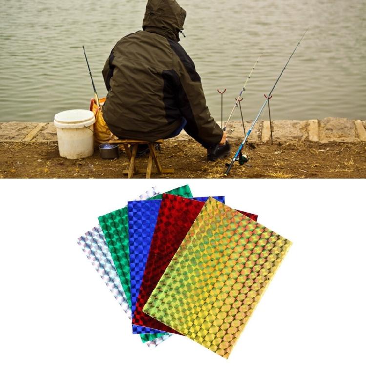 Adhesive Waterproof Fish Scale Film Making Fishing Baits DIY Flash Lures Tapes