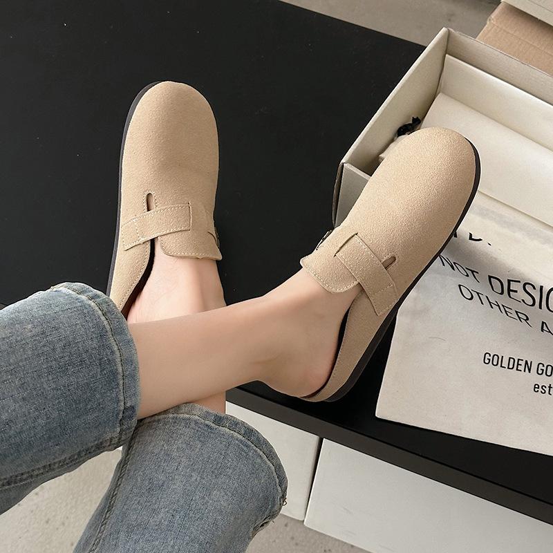 

Тапочки женские сумка головной убор мягкая подошва повседневная обувь полушлепанцы на плоской подошве туфли-лодочки женские для беременных женщин обувь больших размеров 35