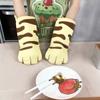 1pc Cute Cat Paws Oven Mitts Cat Claw Baking Oven Gloves Anti-scald Microwave Heat Resistant Insulation Non-slip Cat Paw Gloves