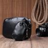 Bequeme Damen-Umhängetasche mit Münzbörse aus Öko-Leder VINTAGE Bag 22796 Schwarz