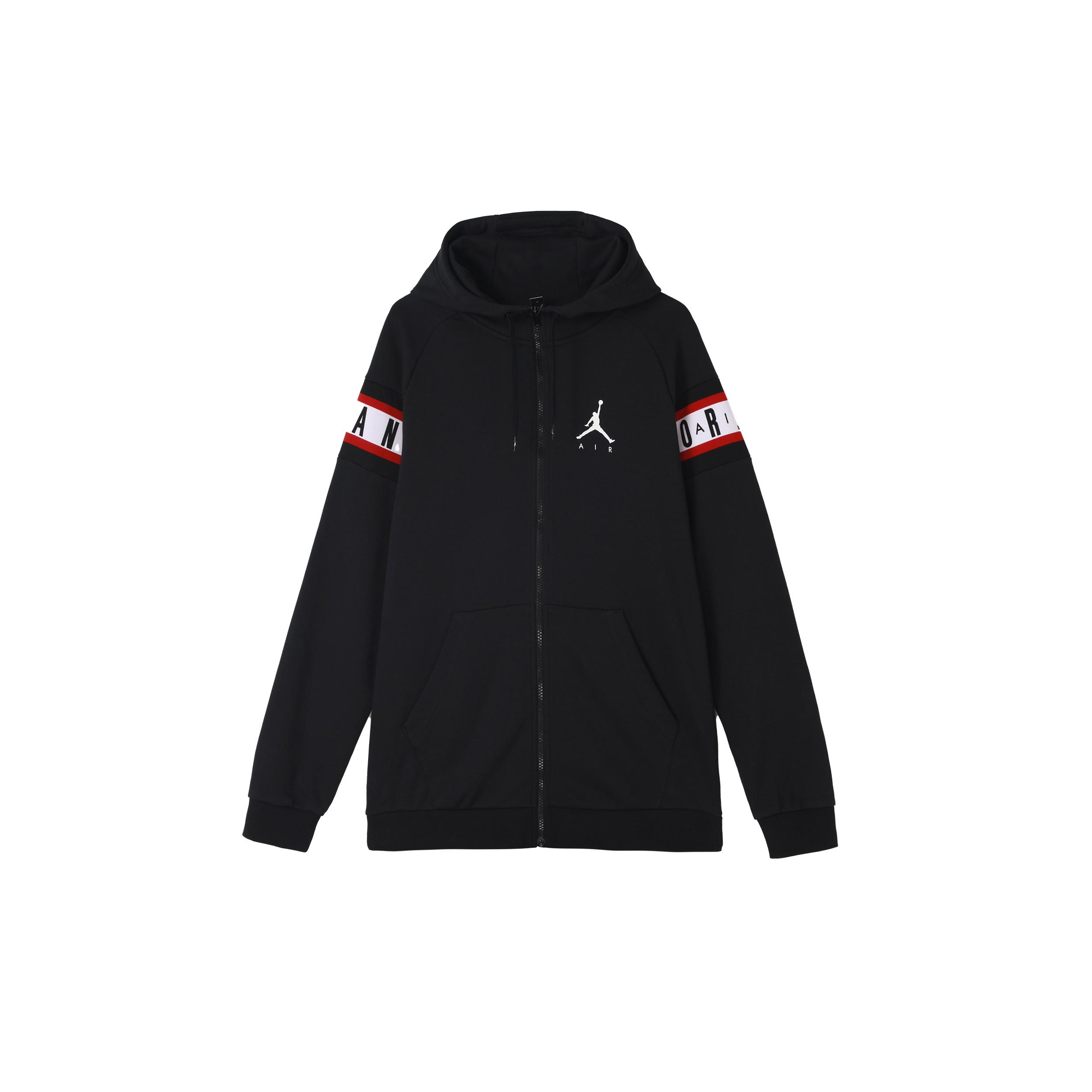 Air Jordan Sports Hooded Jacket Men Black Men s CU2775-010 S