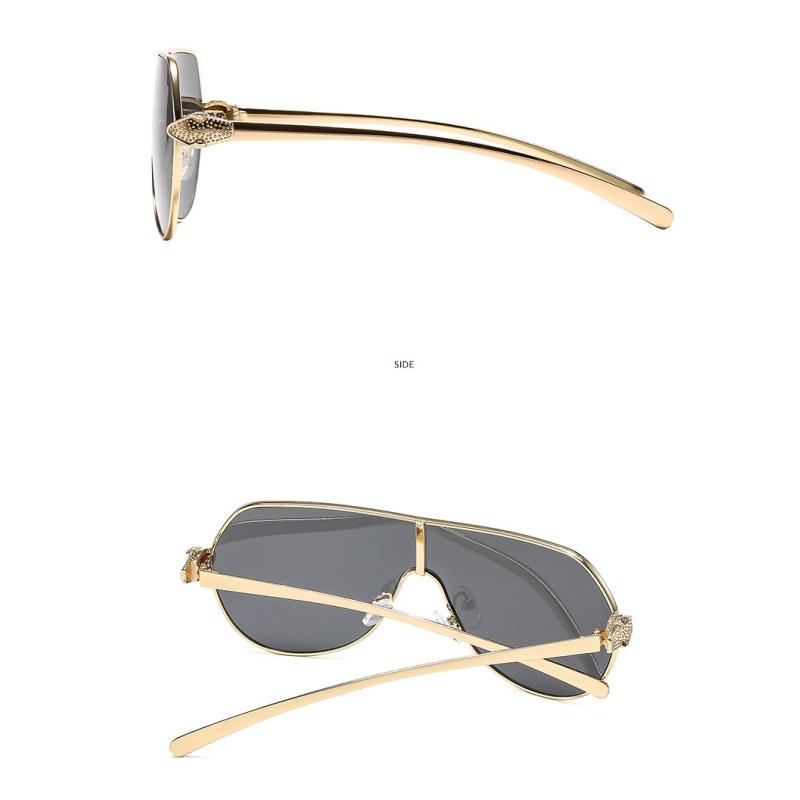 Women's Sunglasses, Metal Large-frame Aviator Sunglasses, Men's and Women's Fashion Sunglasses.