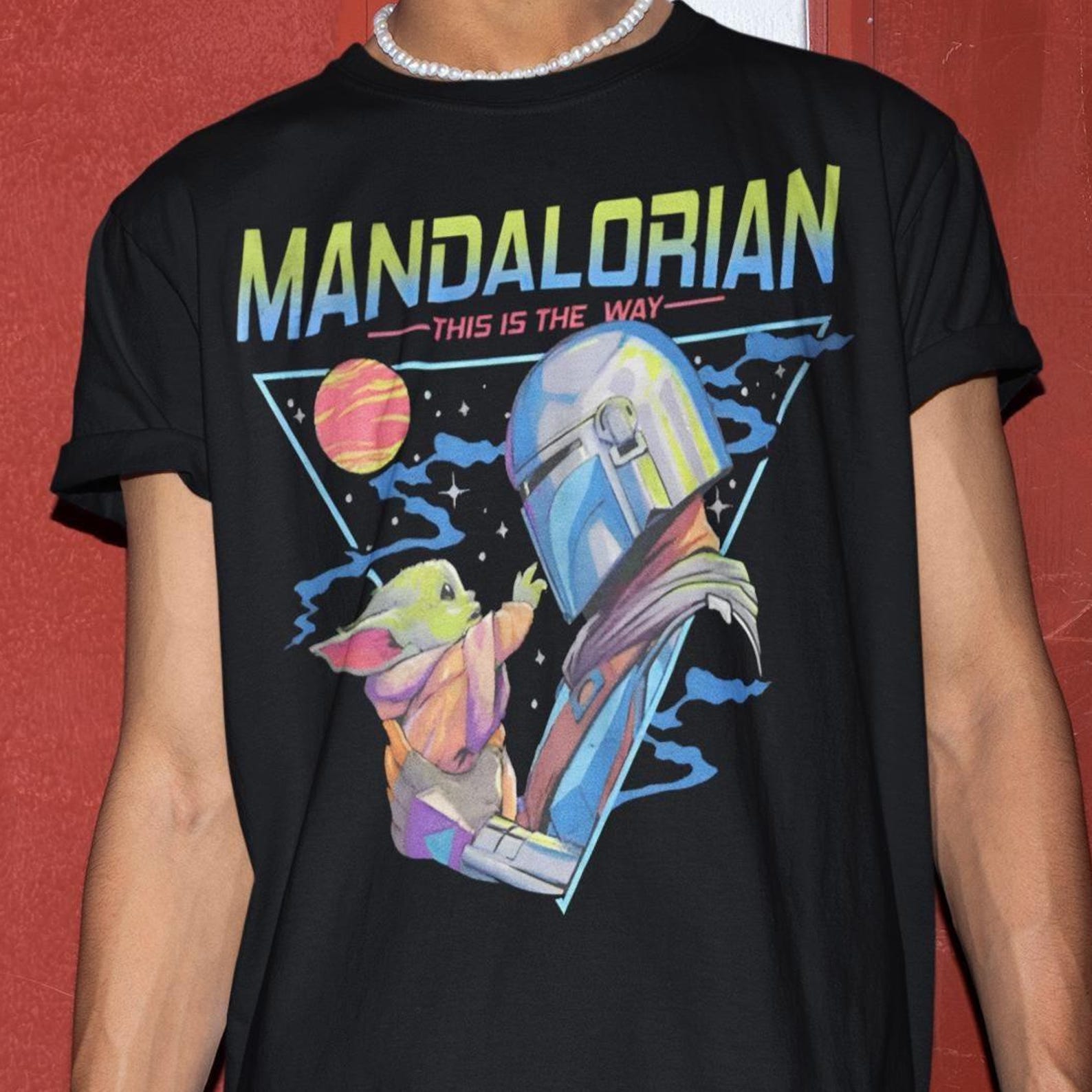Mandalorian and Grogu Movie Shirt - Mandalorian Tee,Star Wars Tshirt,Bounty Hunter M