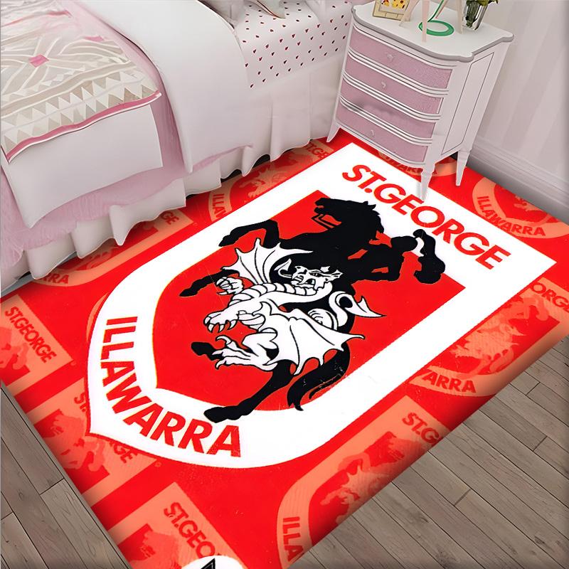 St George Illawarra Polyester Carpet, Soft Indoor Mat for Office Chair, Living Room, Computer Desk - Decorative Home Office Rug Design