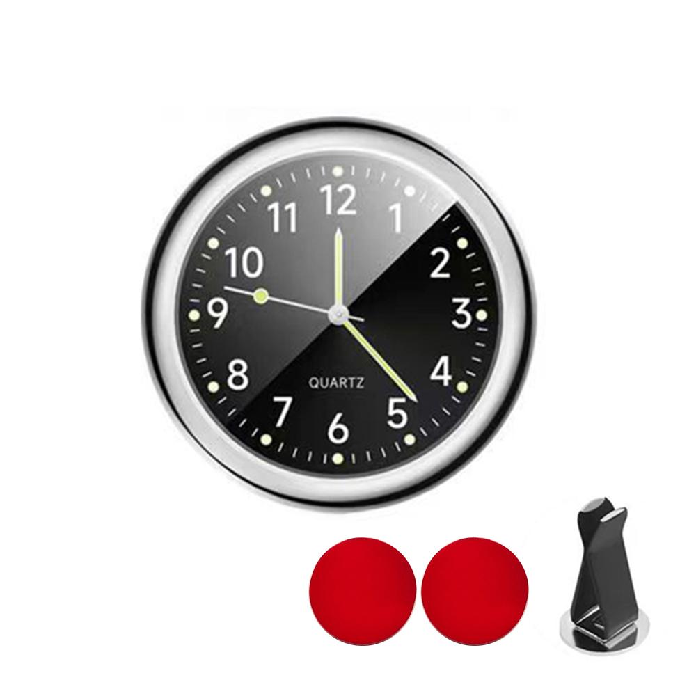 Car Quartz Clock Mini Watch Mini Electronic Clock Waterproof Bicycle Motorcycle Watch Auto Car Clock Dashboard Clock In Car