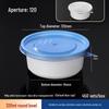 HUIWEN Thickened Disposable Round Food Container Set