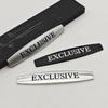 3D Metal Chrome Balck Car Sticker Logo EXCLUSIVE Badge Emblem Decals For Mercedes Benz Universal Auto Accessories