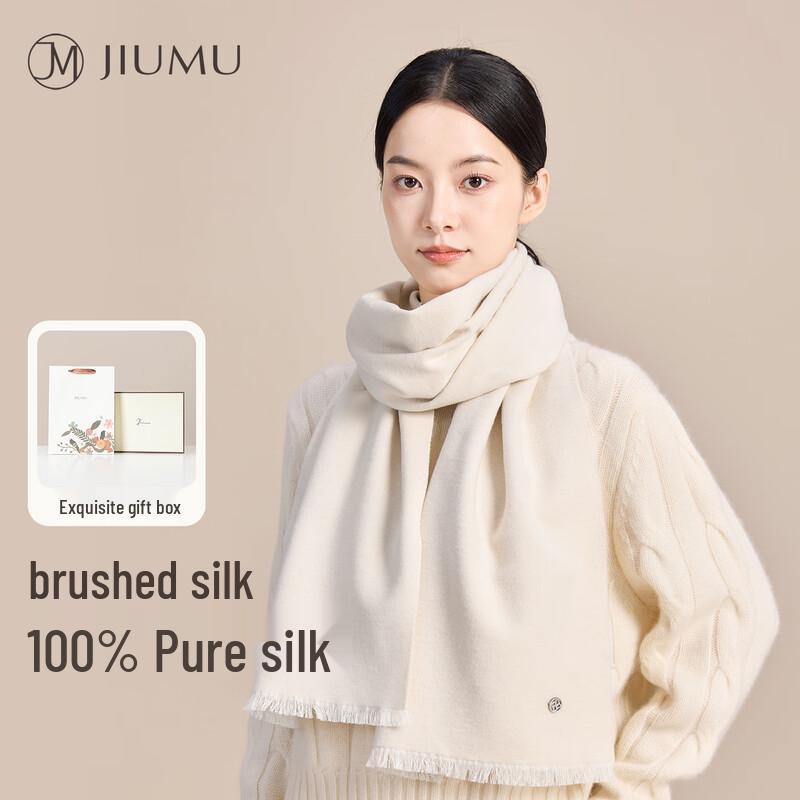 

JIUMU Women s Autumn/Winter Silk Scarf & Shawl