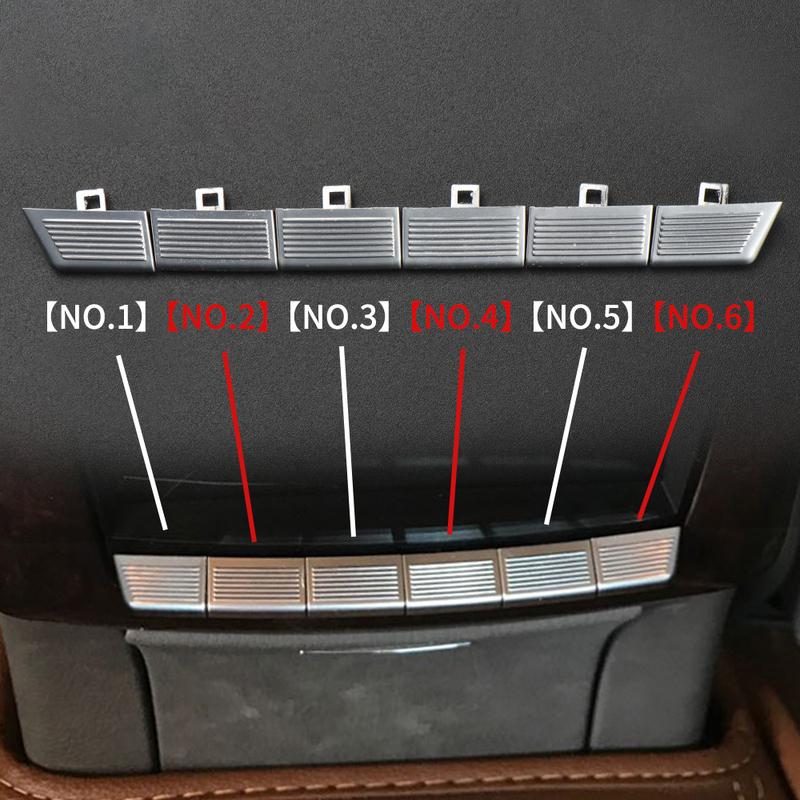 Auto Klimaanlage Hinten Taste Hinterer Luftauslass Einstellschalter Taste Für Mercedes-Benz W221 S-Klasse S300 S500 2218204697