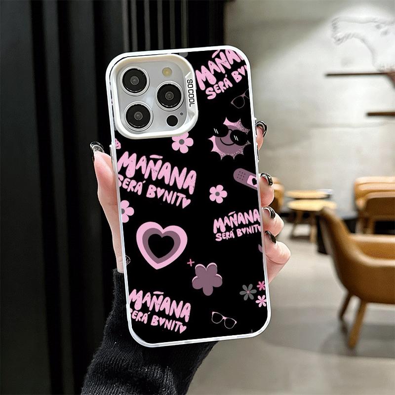 Karolg M-Manana Sera B-Bonito Soft Phone Case for iPhone 15 16 17 Pro Max 17Air 16E 14 Plus 13 12 Mini Shockproof Cover Back She