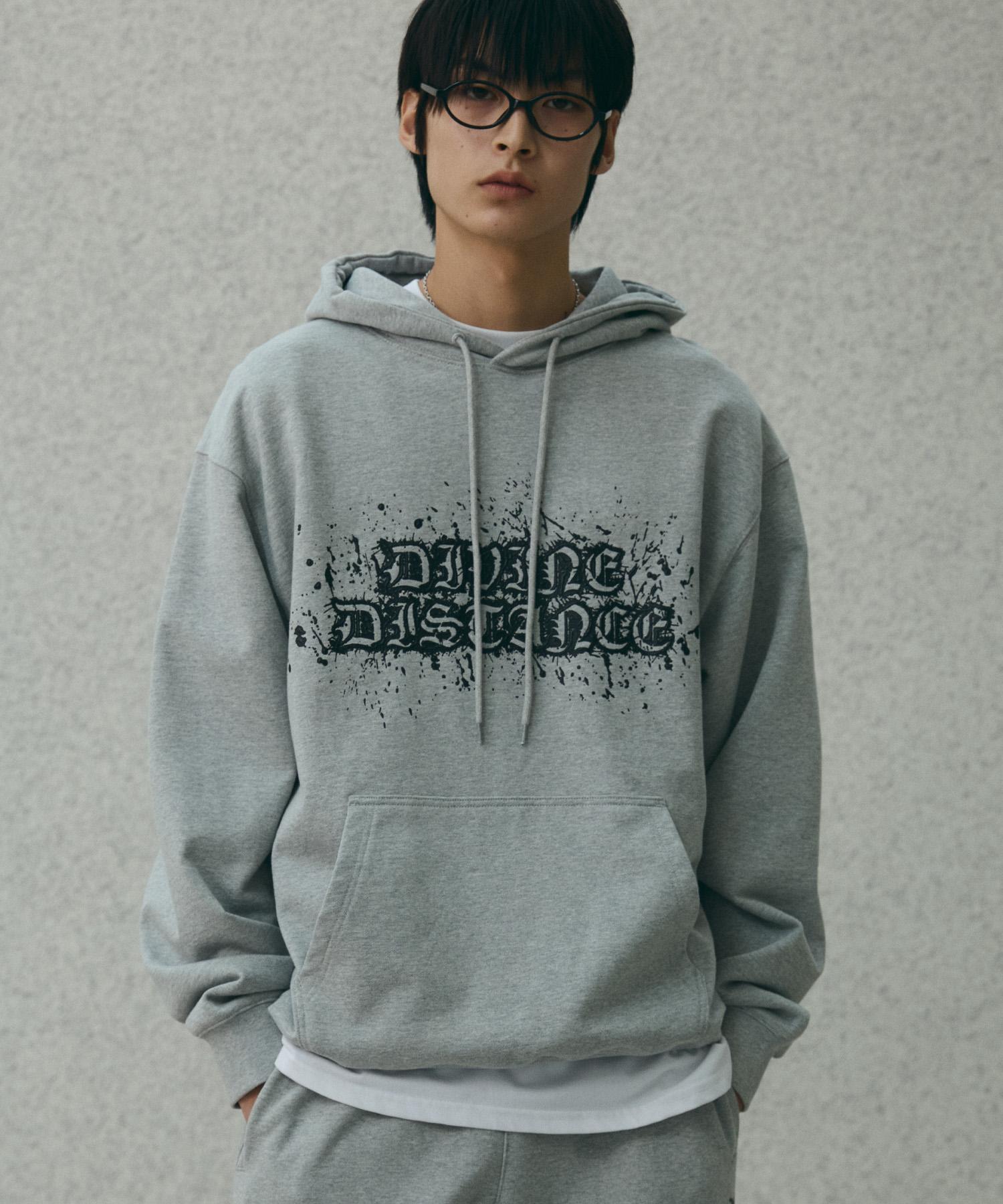 Divine Distance 3D Painting Hoodie [Melange] M