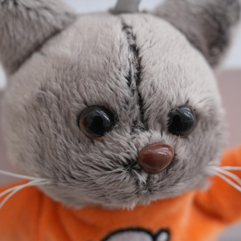 High Quality Cat Plush Keychain Soft Toy For Kids Backpack Accessory Doll