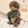 Otter Plushie Cute Sea Otter Plush Toy Fluffy Comfortable Feel Stuffed Animals Otter Kids Toy Birthday Gift Room Decor