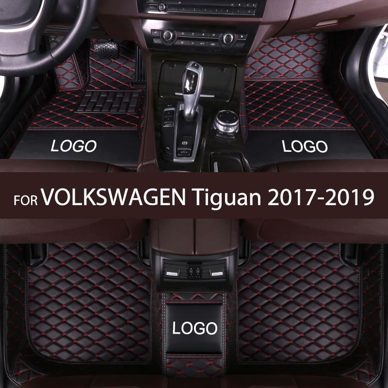 

APPDEE Автомобильные коврики для Volkswagen TIGUAN 2017 2018 2019 Изготовленные на заказ автомобильные ковры для ног