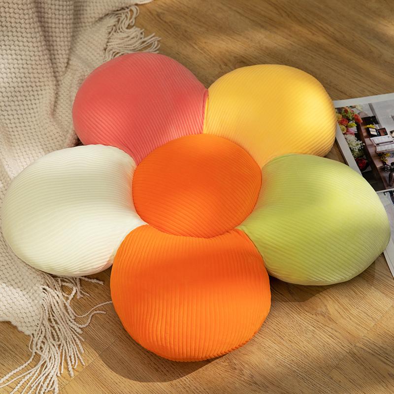 

Мягкая красочная подушка в виде цветка, набитая плюшем, в форме цветка маргаритки, растение, подушка для стула, домашний декор для дивана, подарок на день рождения для детей, девочки 32-35cm S