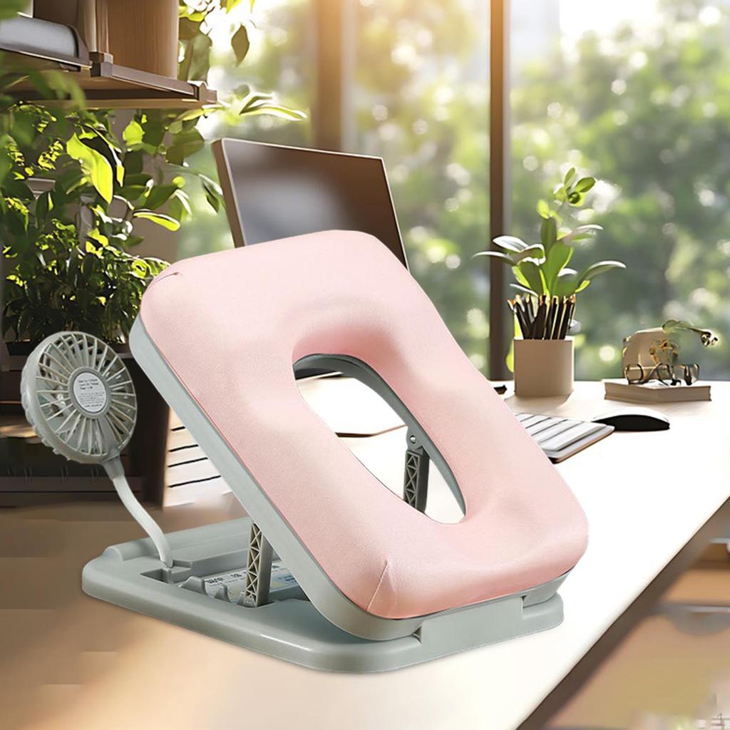 Papa Pillow with Fan Face Cradle Hollow Design Lightweight Multifunction Neck Cushion Sleep Sleeping