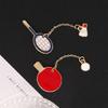 Badminton Tischtennis Revers Schmuck Brosche Schmuck Pins Cartoon Sportbälle Brosche Pins mit Kette