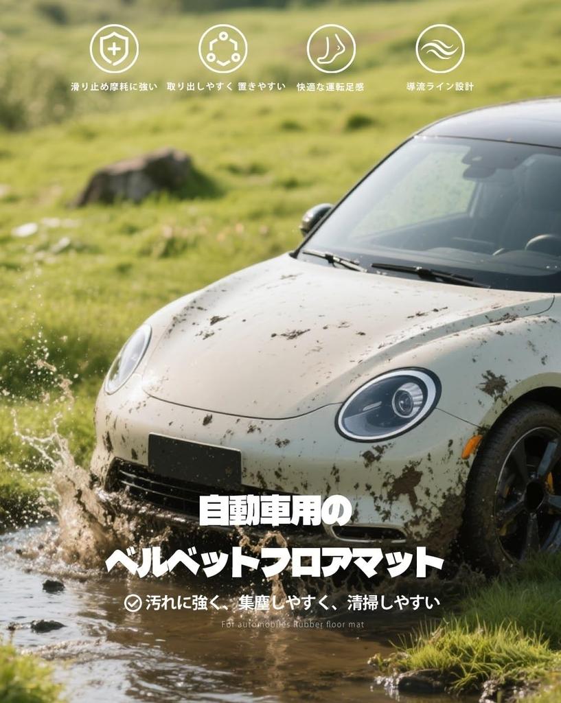 Applicable Jeep Renegade BU Model, September 2015 - 2023, Floor Mat, Car Mat, Soft