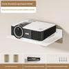 WiFi Router Shelf Wall Mounted No Drill Durable Stainless Steel Rack for Makeup Cosmetic Storage Bathroom