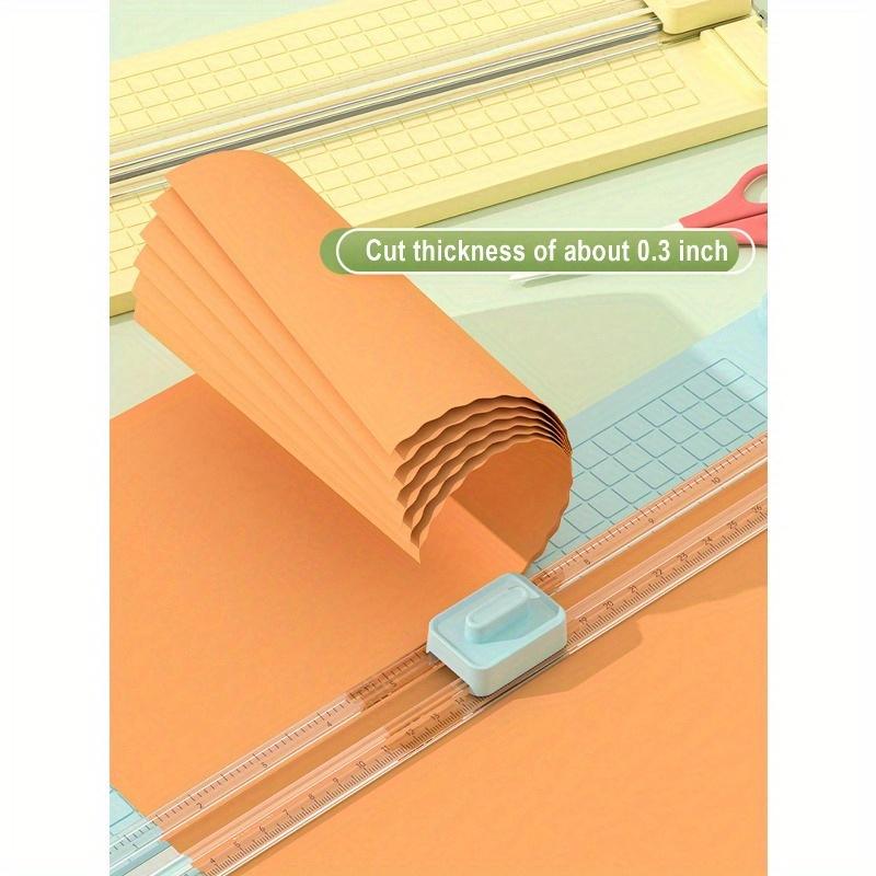 4-In-1 Paper Cutter Set, Creative Mini Multi-Functional Trimmer with 4 Blades for Students, Cutting Photos, Documents, Crafts, Back To School