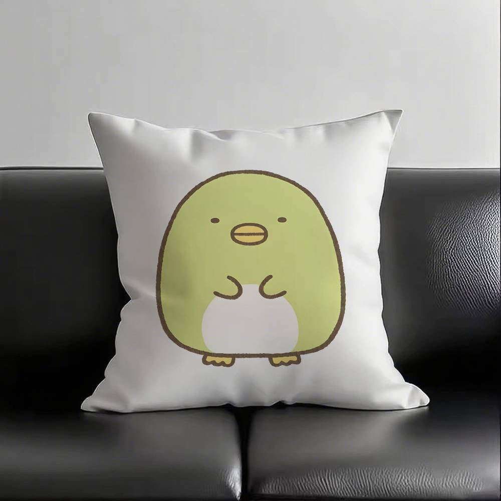 1pc Cute Cartoon Sumikko Gurashi Pillow Case Fashion Square Pillowcase Bedroom Sofa Room Ins Decoration Leisure