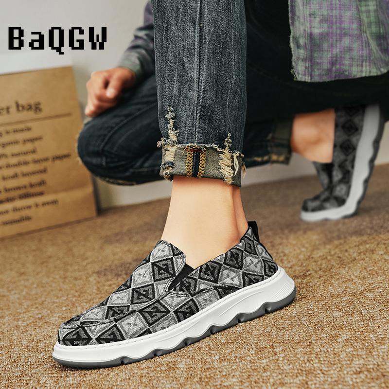 Lässige Herrenschuhe Herbst Atmungsaktive Outdoor Walking Fashion Skate Schuhe Slip-On Dämpfung Bequeme Loafer Flache Schuhe_voghion.com
