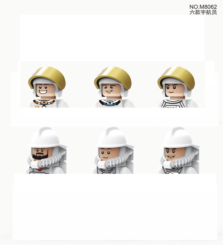 Non-Toxic City Characters Action Figures Building Blocks Policeman Teacher Fireman Occupation Mini Figurine Dolls Bricks Set Children Toys