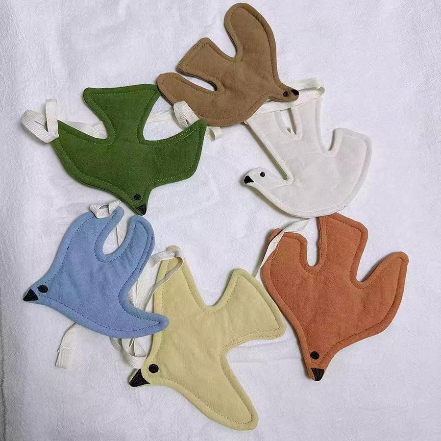 

Kids Room Nursery Fabric Bunting Bird Flags Party Decor Banner Home Baby Shower Carnival Garland