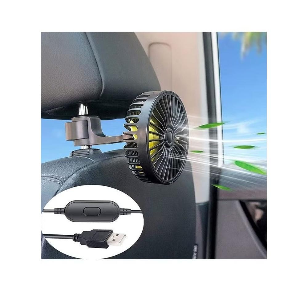 

Pow Automobile Cooling Fan for Backseat 3 Speed Strong Wind